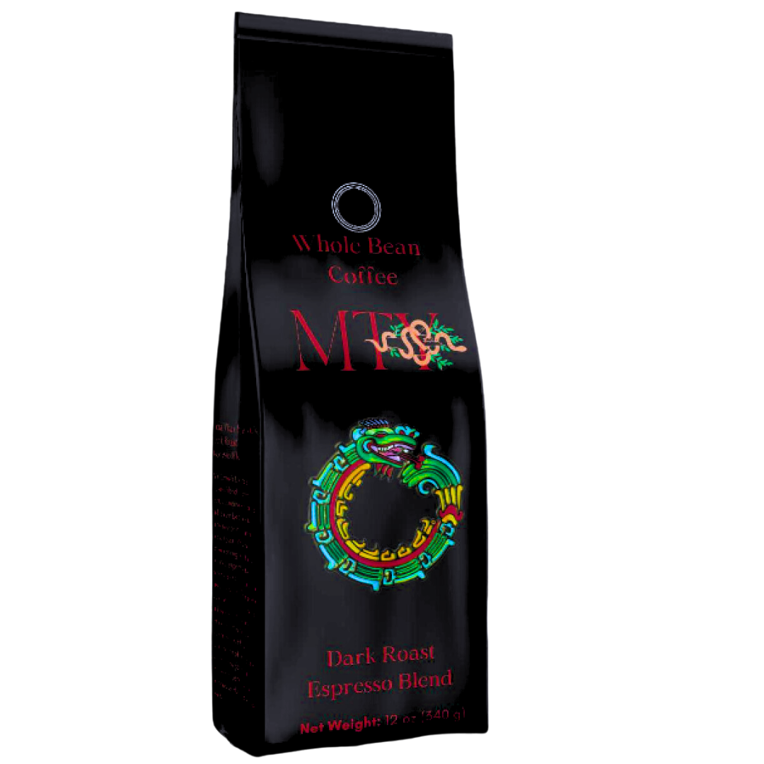 MTY Coffee: Dark Roast Espresso Blend Whole Bean Coffee